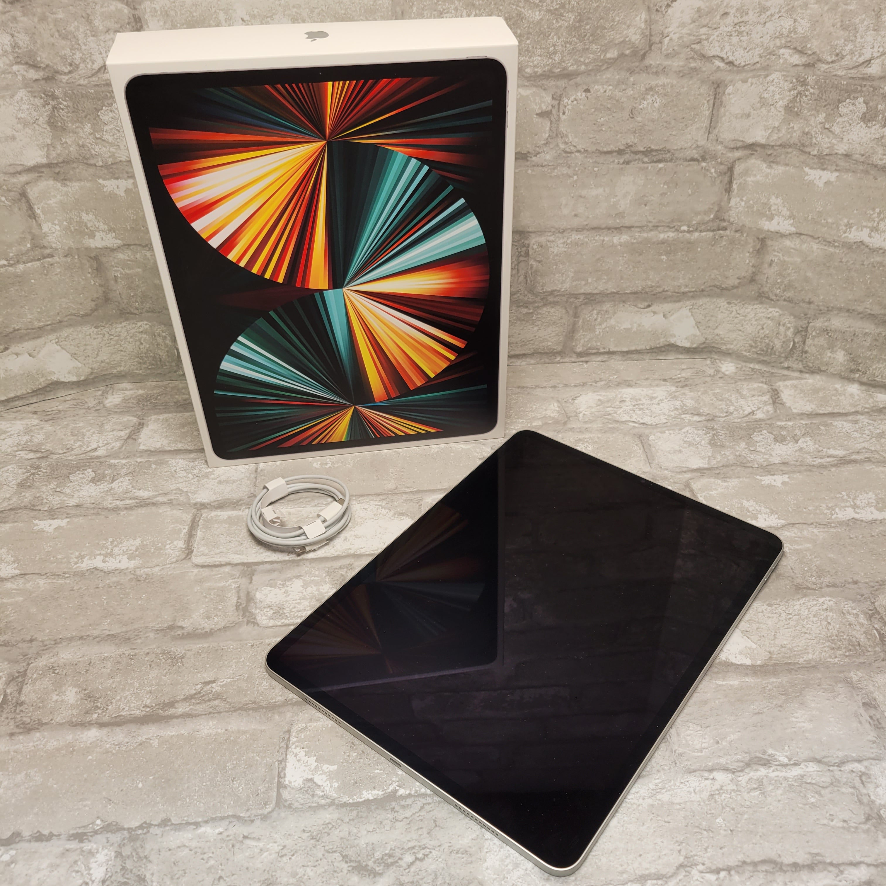 2021 Apple 12.9-inch iPad Pro (Wi‑Fi, 128GB) - A2378 MHNG3LL/A Silver *READ DESCRIPTION* (7928706531566)